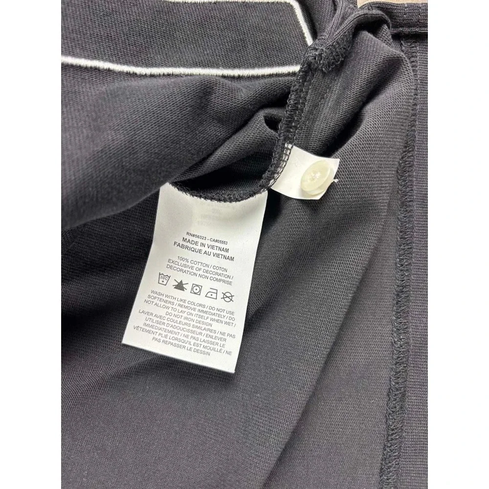 Jordan Flight School Rugby Shirt Mens XXL Black Long Sleeve HF9323-010 NWT